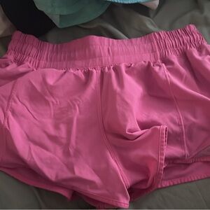 lululemon athletica Bright Pink Athletic Shorts